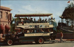 Disneyland Omnibus Postcard