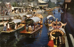Floating Gardens of Xochimilco Mexico City, Mexico Postcard Postcard Postcard