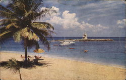 Tower Isle Hotel - Tower and Beach Ocho Rios, Jamaica Postcard Postcard Postcard