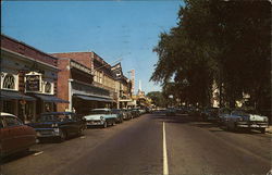The Main Street of Hyannis on Cape Cod Massachusetts Postcard Postcard Postcard