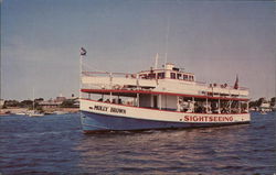 M/V "Molly Brown" Sightseeing Tour Boat Hyannis, MA Postcard Postcard Postcard