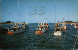 Sport Fishing Boats Bahamas Caribbean Islands Postcard Postcard Postcard