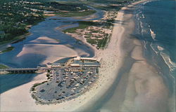 Beach Area and Ogunquit River Postcard