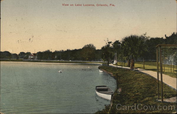 View On Lake Lucerne Orlando Florida