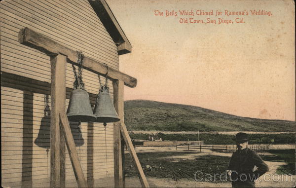 The Bells Which Chimed for Ramona's Wedding, Old Town San Diego California