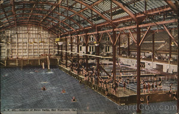Interior of Sutro Baths San Francisco California