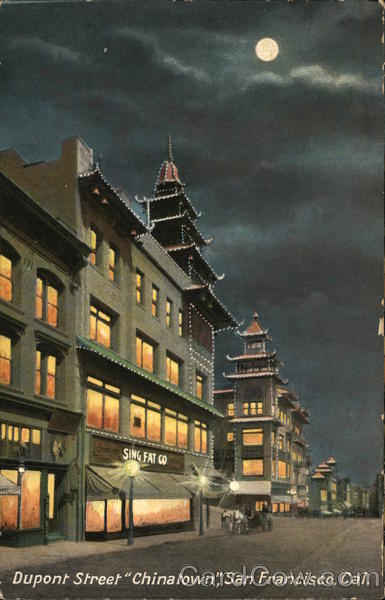 Dupont Street in Chinatown San Francisco California