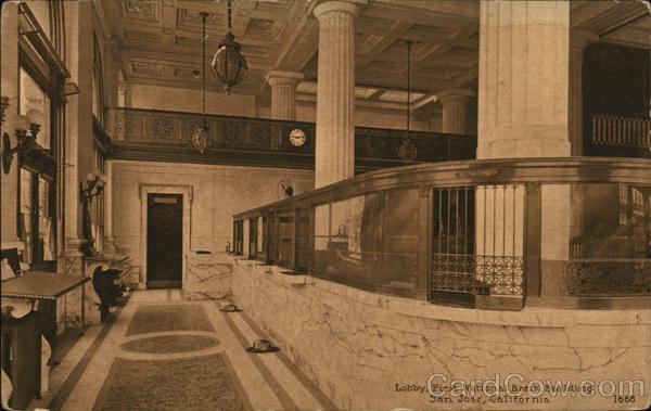 First National Bank Building - Lobby San Jose California
