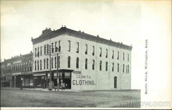 Marble Block Wellington Kansas