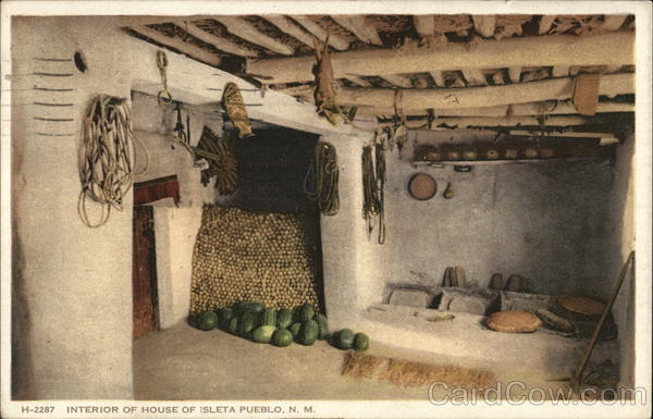 Interior of House, Isleta Pueblo Albuquerque New Mexico