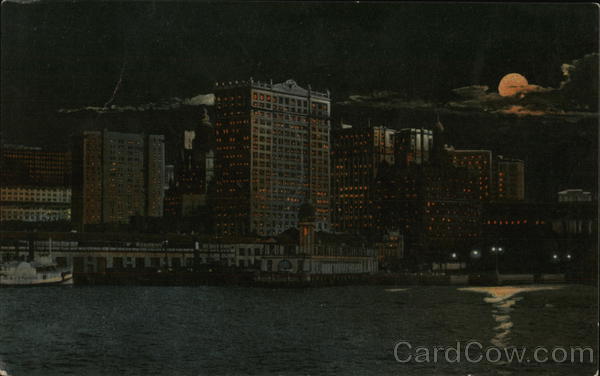 The Battery at Night New York