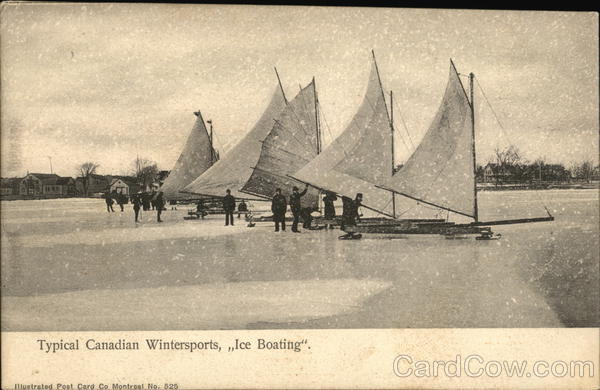 Canadain Wintersport - Ice Boating