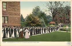 Seniors Marching to Chapel, Mt. Holyoke College Postcard