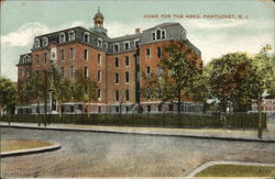 Home for the Aged Pawtucket, RI Postcard Postcard Postcard