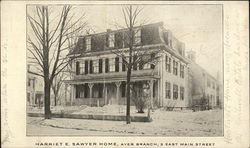 Harriet E. Sawyer Home Postcard