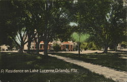 Residence on Lake Lucerne Orlando, FL Postcard Postcard Postcard