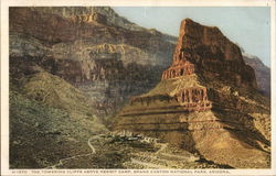 Cliffs above Hermit Camp and Hermit Rim Road Grand Canyon National Park Postcard Postcard Postcard