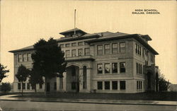 High School Dallas, OR Postcard Postcard Postcard