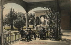 Veranda of Hotel Paso Robles Postcard