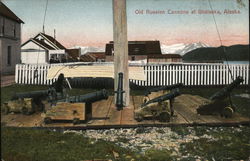 Old Russian Cannons Postcard