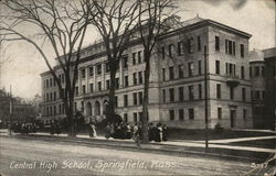 Central High School Springfield, MA Postcard Postcard Postcard