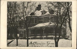 Residence in Snow Racine, MN Postcard Postcard Postcard