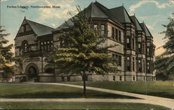 Forbes Library Northampton, MA Postcard Postcard Postcard