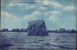 White Horse Rock Plymouth, MA Postcard Postcard Postcard