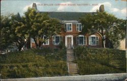 Old Spiller Garrison House Haverhill, MA Postcard Postcard Postcard