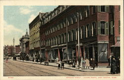 Meridian Street, Looking North Postcard