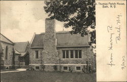 St. Thomas Parish House Bath, NY Postcard Postcard Postcard