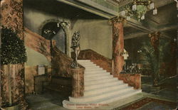 Grand Stairway, Hotel Virginia Long Beach, CA Postcard Postcard Postcard