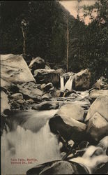 Twin Falls, Matilija Creek Ojai, CA Postcard Postcard Postcard