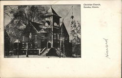 Christian Church Eureka, IL Postcard Postcard Postcard