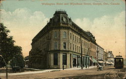 Wellington Hotel and Wyndham Street Guelph, ON Canada Ontario Postcard Postcard Postcard