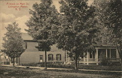 A Block On Main Street Livingston Manor, NY Postcard Postcard Postcard