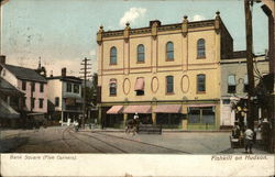 Bank Square - Five Corners Fishkill, NY Postcard Postcard Postcard