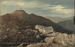 The Nose and Chin of Mt. Mansfield from the West Side Postcard