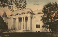 Alumni Memorial Hall, University of Michigan Ann Arbor, MI Postcard Postcard Postcard