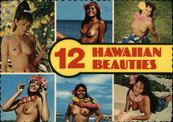 12 Hawaiian Beauties Risque & Nude