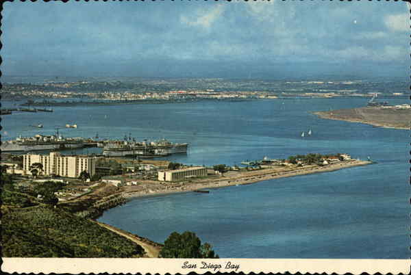 San Diego Bay from the Cabrillo National Monument California