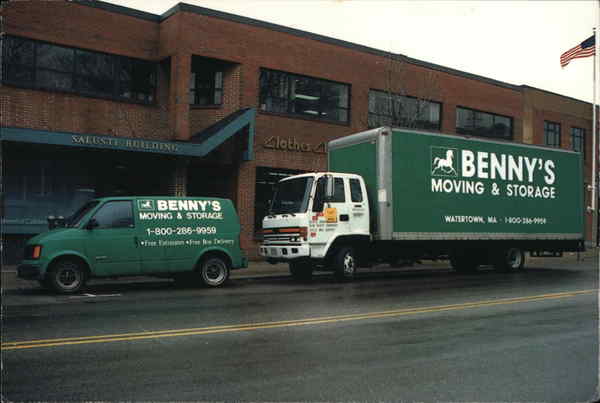 Benny's Moving & Storage Watertown Massachusetts Modern (1970's to Present)