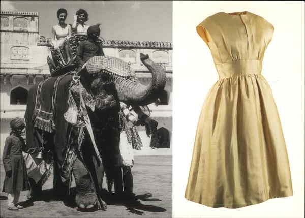 Jacqueline Kennedy with Lee Radziwill, March 19, 1962 Jaipur India