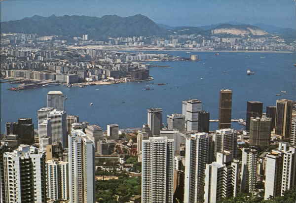 Hong Kong and Kowloon From the Peak China