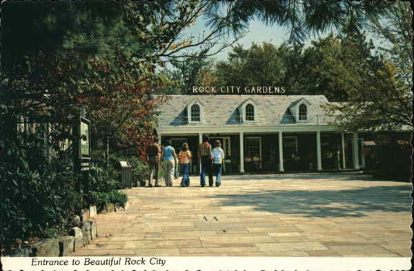 Rock City Gardens, Lookout Mountain - Entrance Chattanooga Tennessee