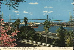 Bird's Eye View of San pedro Harbor Area California