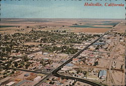 Aerial View of Town Holtville California