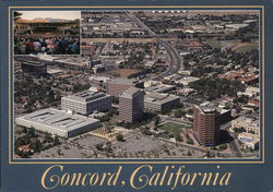 Aerial View of City Concord California Ken Raveill
