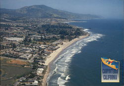 View of Coast and Beach Carpinteria California James Blank
