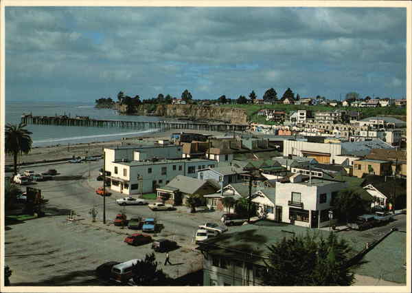 View of Town Capitola California James Blank
